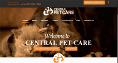 Desktop Screenshot of centralpetcare.com
